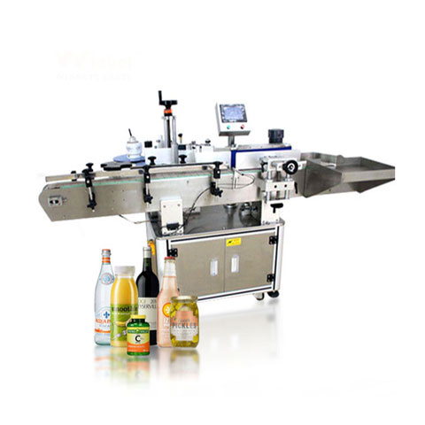 Professzionális asztali címkéző gép / palackok címkézőgépe / festék doboz címkéző gép 