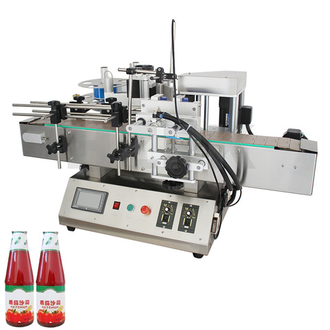 Zonesun asztali automatikus lapos felületű palackdoboz tasak címkéző gép műanyag zacskókhoz palackfedelek 
