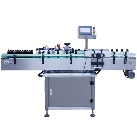 Automatikus lineáris kézfertőtlenítő feltöltő sapkás címkéző gép 
