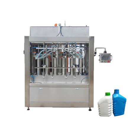 Automata műanyag pohártöltő és lezáró gép élelmiszergyári csomagológépek folyékony víz lé lekvármártáshoz 