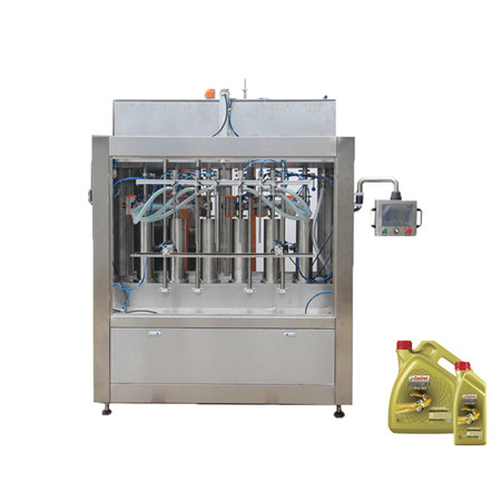 Automatikus lineáris dugattyú / dugattyú sütőolaj / étolaj / olívaolaj töltő sapka címkéző gép 