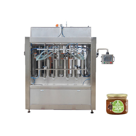Kína gyár automatikus tiszta víz / ásványvíz / folyékony műanyag palack 6 fej kitöltő sapka gép gyártósor 